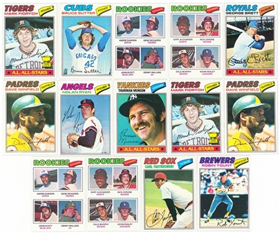 1977 Topps Baseball Complete Set Pair (2) 